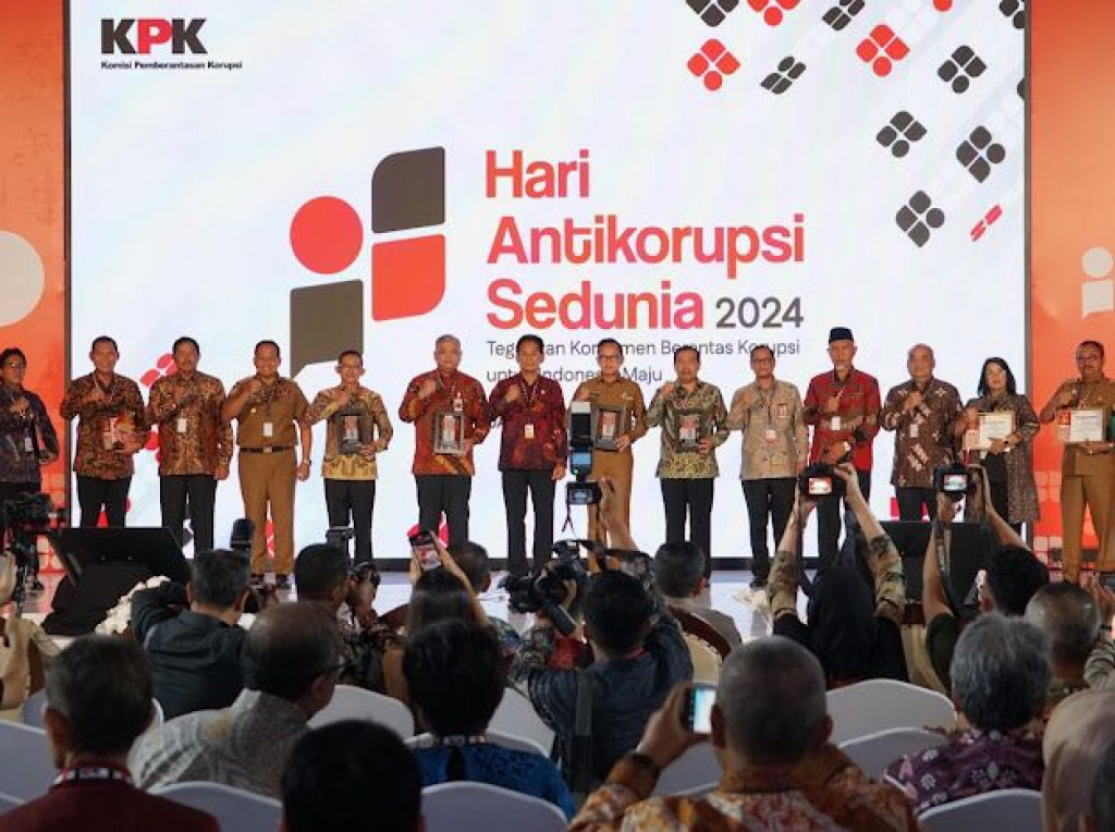 Peringatan Harkodia Tahun 2024, Pemkab Badung Raih Penghargaan Percontohan KabupatenKota Antikorupsi Tahun 2024